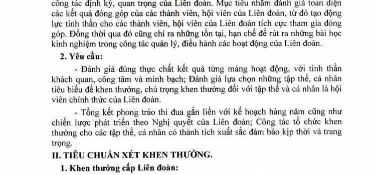 HAF – Hướng dẫn công tác thi đua khen thưởng – 2026